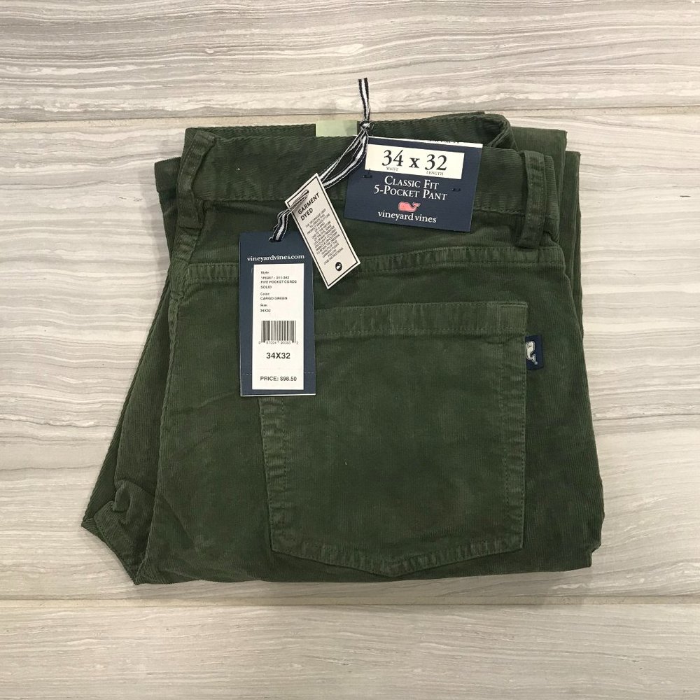 Men's Vineyard Vines, Five Pocket Cords, 34 x 32